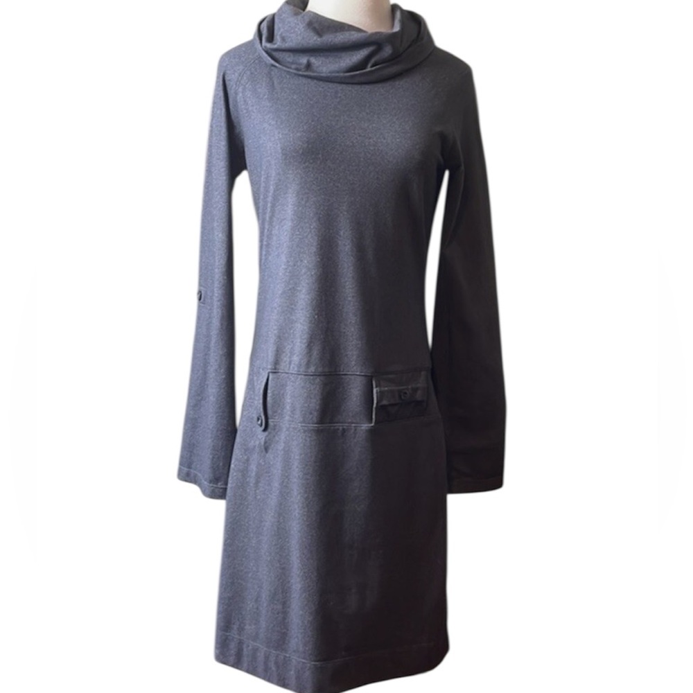 LOLE Drop waist cowl neck long sleeve dress UPF 50 Small